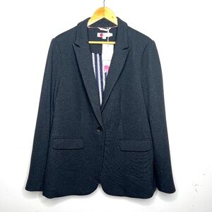 Boden Grey Blue Knit Blazer 16R NWT